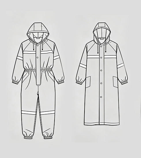 Kids Reflective Backpack Raincoat Kids Reflective Backpack Raincoat